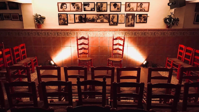  Stage Restaurante La Gamba Dorada for flamenco evening in Velez-Malaga