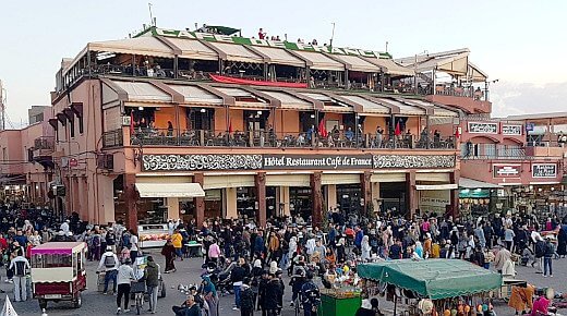 Photo of Cafe de France in Marrakech, Front