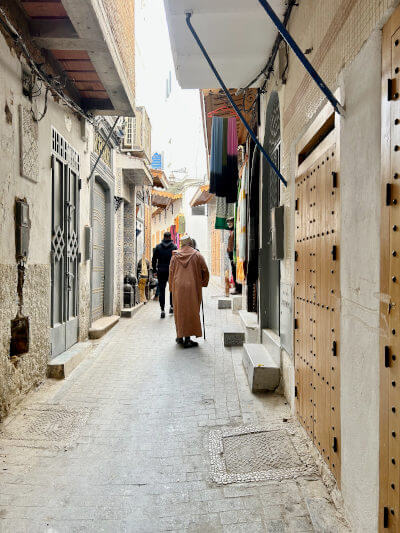 Tanger a narrow traditional lane