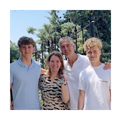 Mascha & Hugo with kids