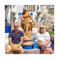 Tracey & Jeremy Smith in Iznajar