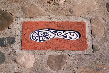 Comares voetafdruk van de Ruta Musulmana; copyright Lutz Dausend
