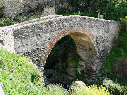 Old Moorish bridge, a landmark in Salares