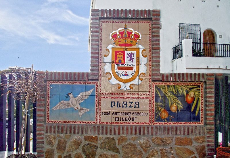 Village square in Sedella