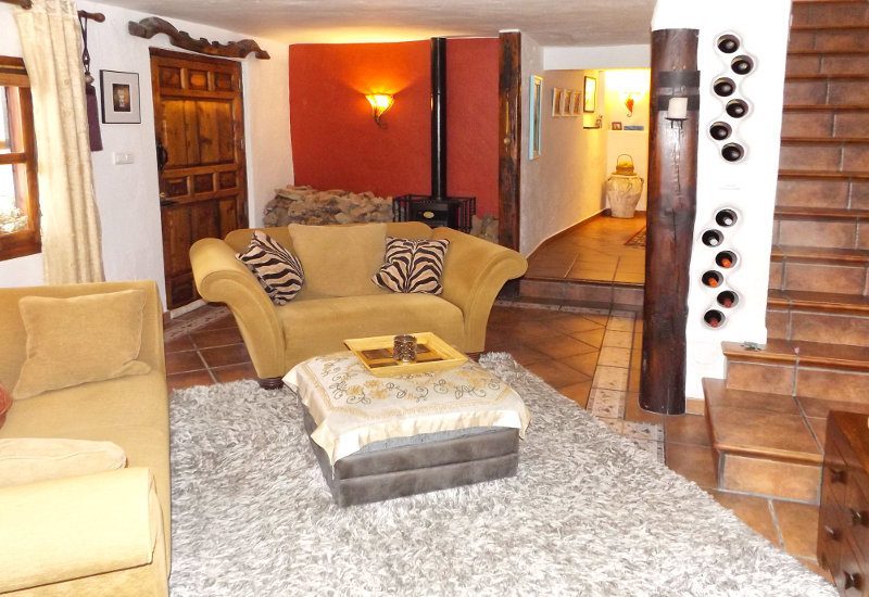Lounge of townhouse in Sedella