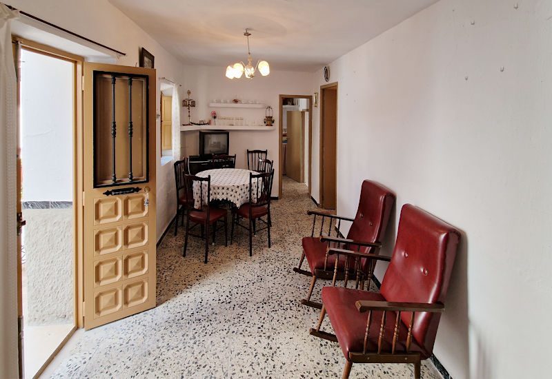 Reception room of Casa La Roca