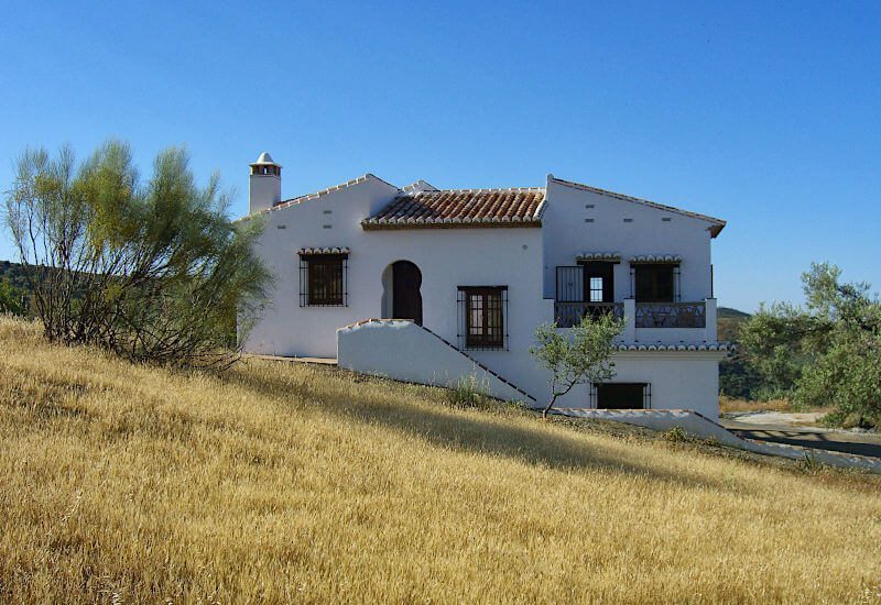 Finca Ladera front view with entrance 