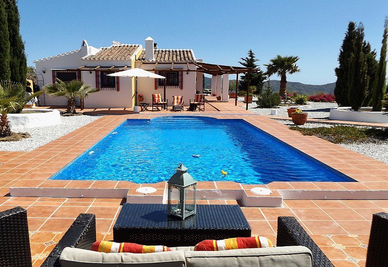 Villa Viña la Maroma view on big pool and house