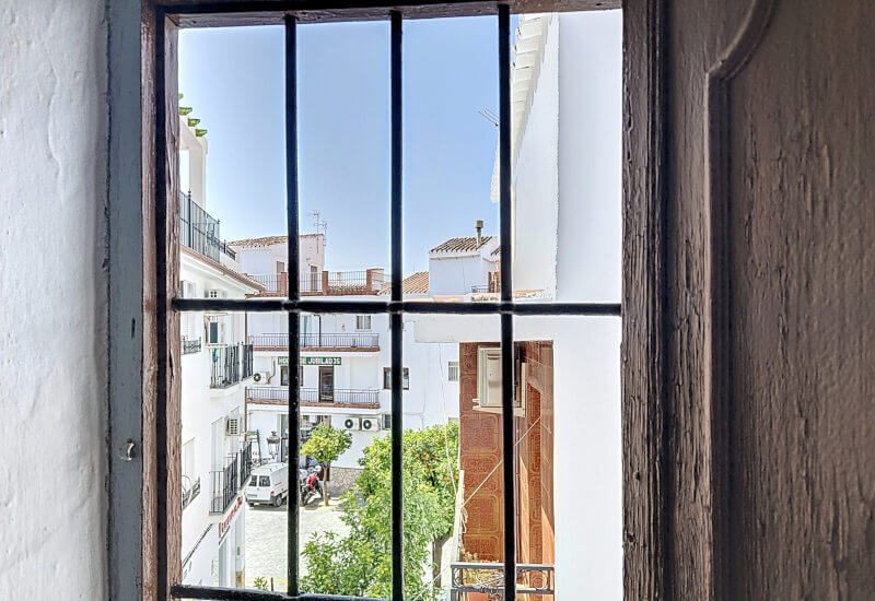 vom Fenster aus sieht man den Hauptplatz