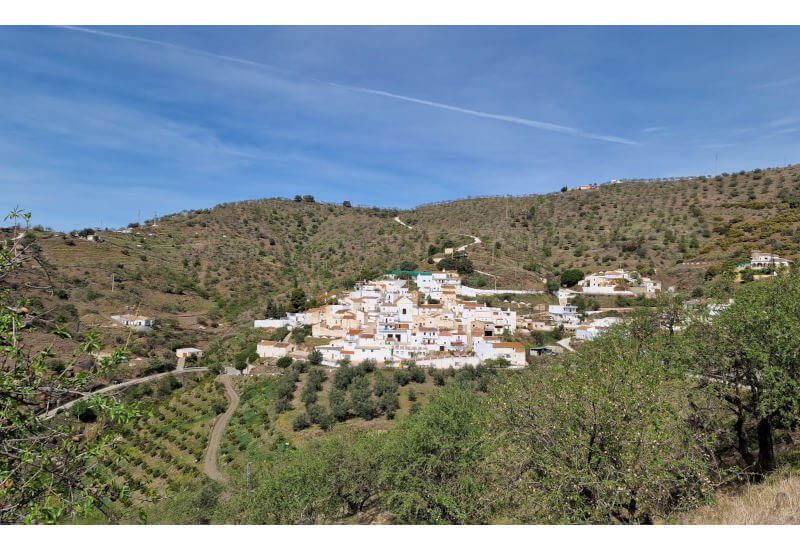 Daimalos Vados is een klein wit dorpje in de Axarquia