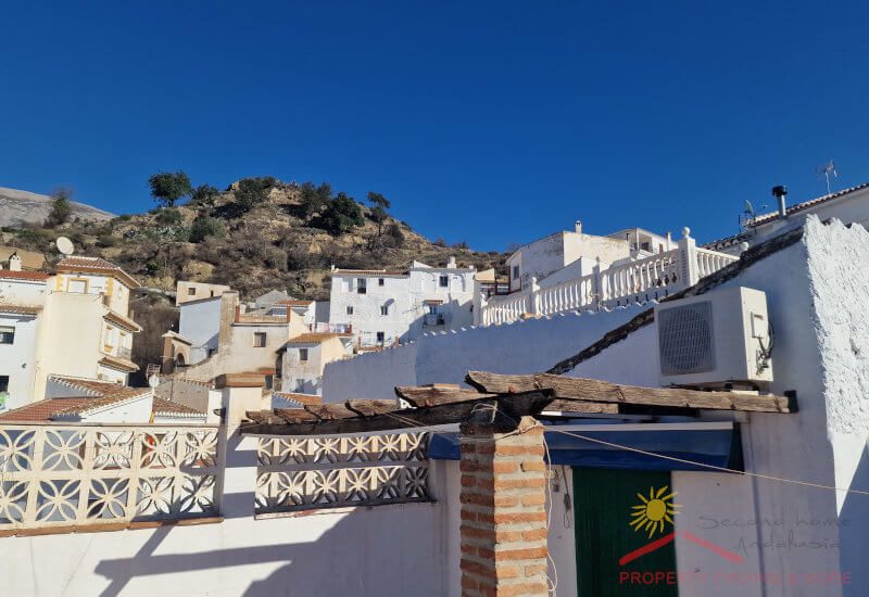 View from the roof terrace over the village