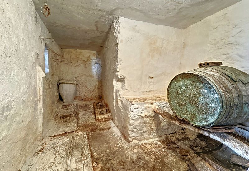 Die Bodega im Keller ist original erhalten