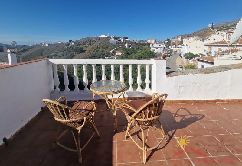 sunny roof terrace with a marvellous view.