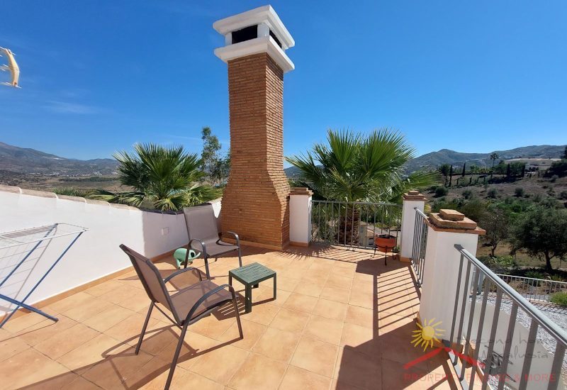 the upper terrace has a fantastic view and is accessible from bedroom 4