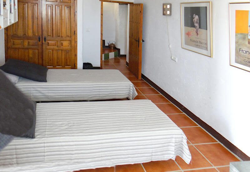 Gasten slaapkamer in canillas de Aceituno aan de Costa del Sol