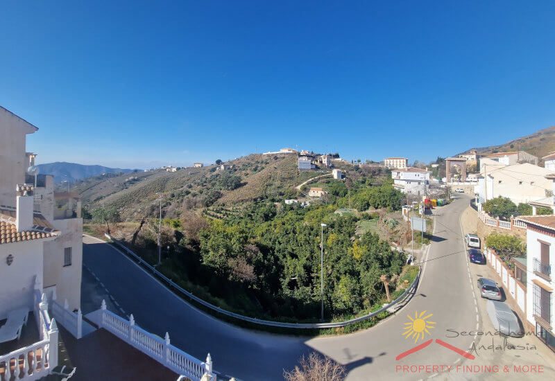 View of the hills of the Axarquia