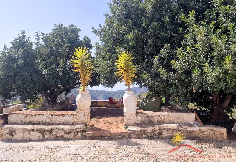 nice Communal terrace in Salares in the sun