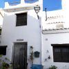 Vooraanzicht van het huis te koop Casa Julia in Sedella in Andalucia.