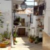 Typical old street in the white village Sedella in the Axarquia