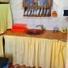 Simple Kitchen with Spanish sink