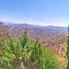 Aussicht vom Balkon Vom Balkon sieht die Hügel der Axarquia im Sonnenschein