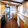 Wooden furniture in the kitchen