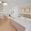 the master bedroom offers enough space for a large double bed and wall cupboards