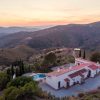 View View from above over Finca La Cencerra for sale and the hills around Sedella.